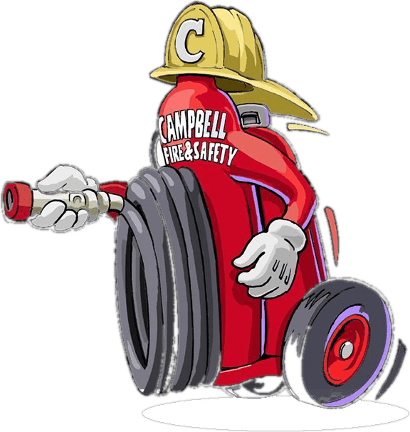 Campbell Fire & Safety mascot